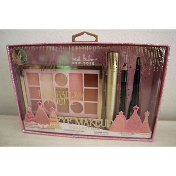 Nicole Miller New York Holiday Eyeshadow Palette Eye Makeup Collection, 4-Pc Set - Picture 1 of 4